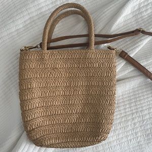 Straw Crossbody Bag